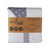COLCHA CAMA REVERSIBLE 240X260 HEXAGONOS