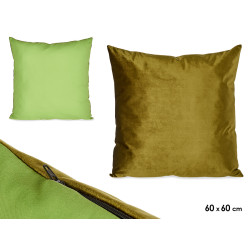 COJIN TERCIOPELO VERDE 60X60CM