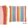 COUSSIN MULTICOLORE 45 X 45 CM