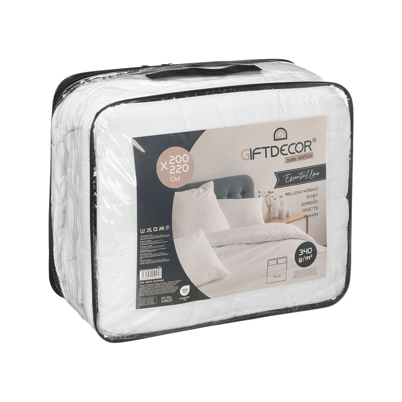 COUETTE A REMBOURRAGE BLANC 200X220CM