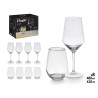SET 8 PIEZAS VASO 480ML COPA 620ML