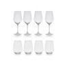 SET 8 PIÈCES VERRE 480ML TASSE 620ML