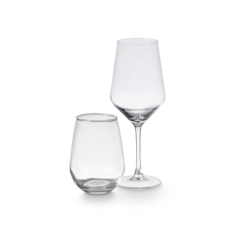 SET 8 PIÈCES VERRE 480ML TASSE 620ML