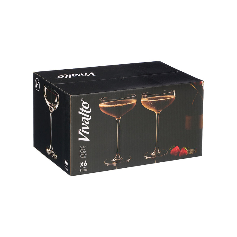VINTAGE CHAMPAGNE GLASS 315ML