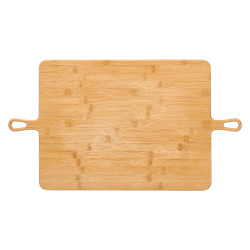 TAVOLA SERVIRE 2 MANIGLIE BAMBU QUADRATA