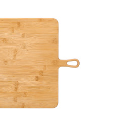 TAVOLA SERVIRE 2 MANIGLIE BAMBU QUADRATA
