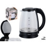 BOUILLOIRE NOIRE LED BOROSILICATE 1,8 L