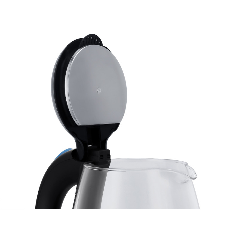 CHALEIRA PRETA LED BOROSILICATO 1,8 L