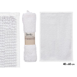 TAPIS BAIN BLANC 40X60CM