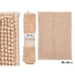 TAPETE BANHO BEGE 40X60CM