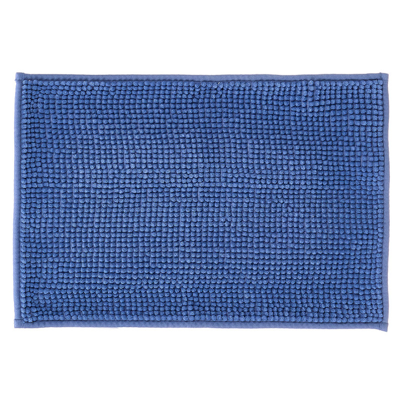 ALFOMBRA BAÑO AZUL MARINO 40X60CM