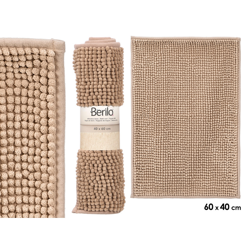 BROWN BATH MAT 40X60CM