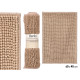 TAPPETO BAGNO MARRONE 40X60CM