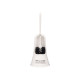 BROSSE WC PLASTIQUE ROND BLANC