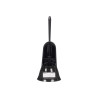BROSSE WC PLASTIQUE RONDE NOIRE