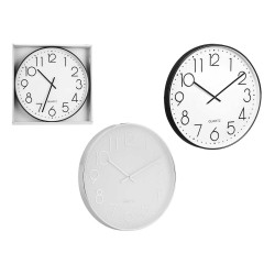 RELOJ REDONDO 50 CM SENCILLO SURT 2 BLANCO Y NEGRO
