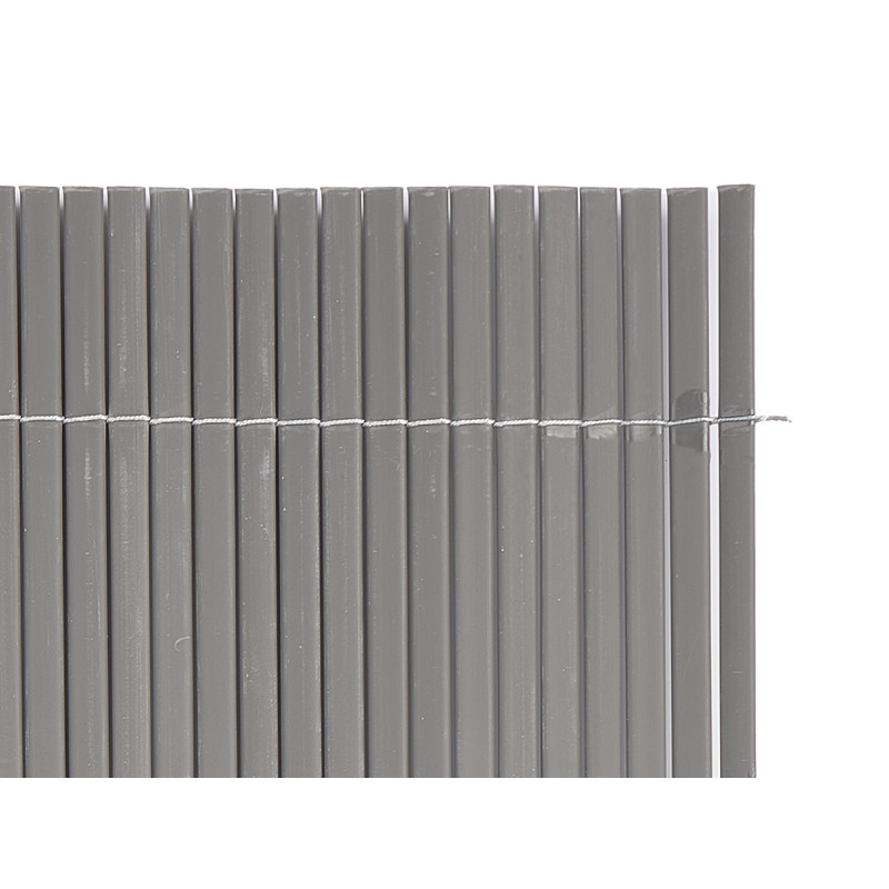 ROULEAU DE ROSEAU POUR CLÔTURE GRIS PVC