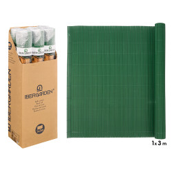 ROULEAU DE ROSEAU POUR CLÔTURE VERT PVC