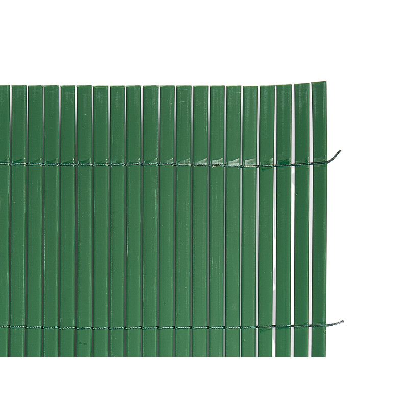 ROULEAU DE ROSEAU POUR CLÔTURE VERT PVC