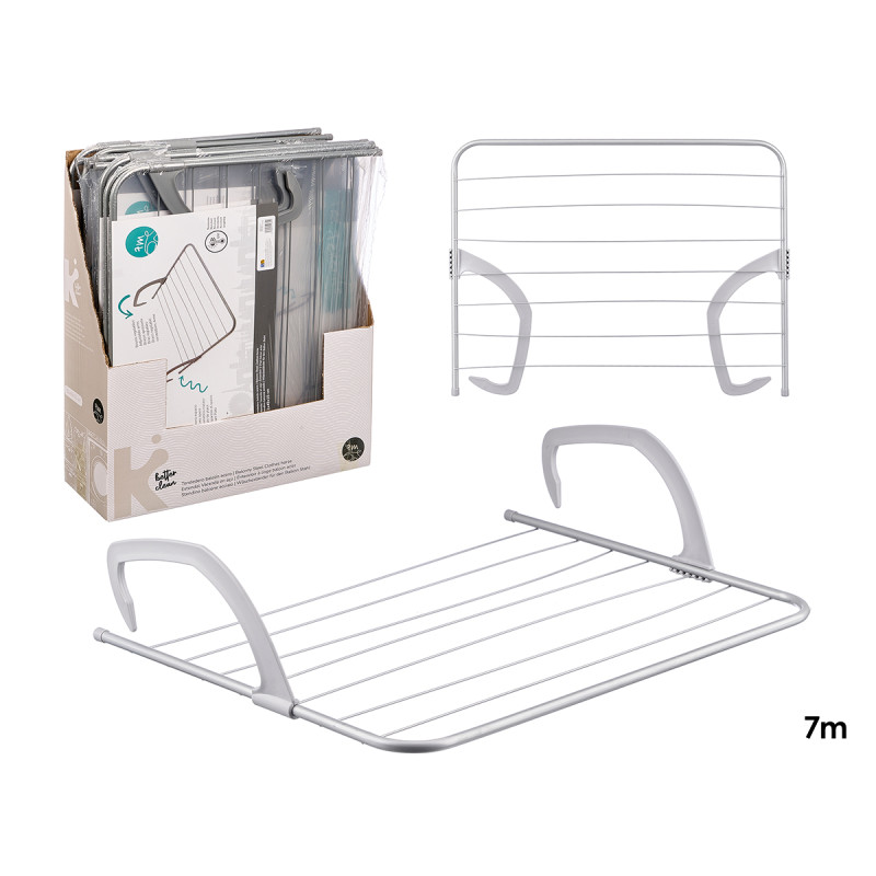 BALCONY STEEL DRYING RACK 7M