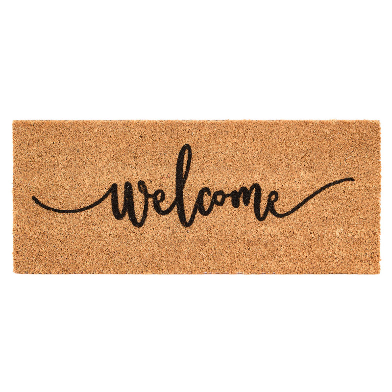 DOORMAT NATURAL WELCOME 25X60CM