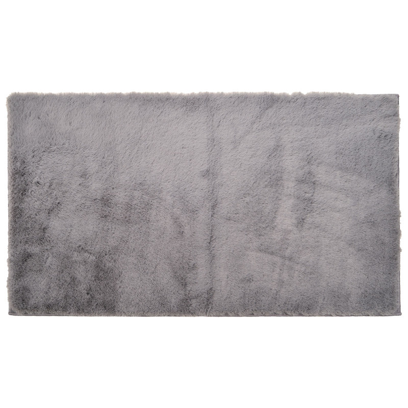 TAPETE 50X80 CM CINZENTO ESCURO