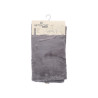 FABRIC RUG SHAGGY PILE 50X80 CM DARK GREY 