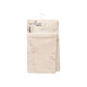 FABRIC RUG SHAGGY PILE 50X80 CM LIGHT BEIGE 