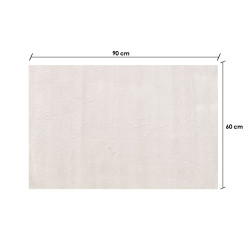 TAPIS SOFT CRÈME 60X90CM