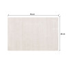 TAPETE SOFT BRANCO CREME 60X90CM