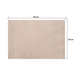 SOFT RUG DARK BEIGE 60X90CM 