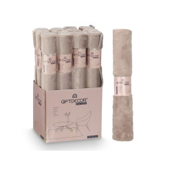 ALFOMBRA SOFT BEIGE OSCURO 60X90CM