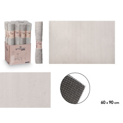 ALFOMBRA SOFT GRIS CLARO 60X90CM