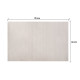 TAPIS SOFT GRIS CLAIR 60X90CM       