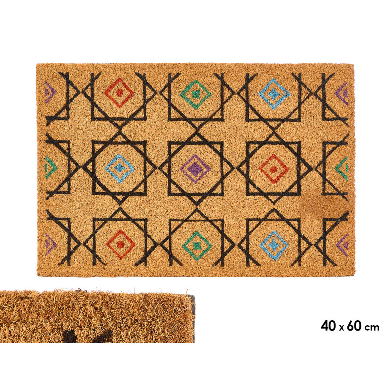 PAILLASSON 40X60CM GÉOMÉTRIQUE