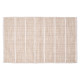 TAPETE ARTESANAL 60X90CM QUADRADOS BEGE