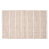 HANDMADE RUG 60X90CM SQUARES BEIGE 