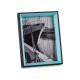 BLACK AND BLUE WOOD PHOTO HOLDER 15X20