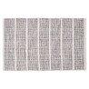 TAPIS ARTISANAL 60X90CM CARREAUX GRIS