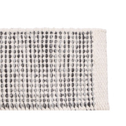 ALFOMBRA ARTESANAL 60X90CM CUADROS GRIS