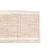 HANDMADE RUG 80X140CM BEIGE SQUARES