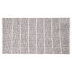 HANDMADE RUG 80X140CM SQUARES GREY