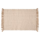 TAPIS ARTISANAL 60X90CM BEIGE NATUREL
