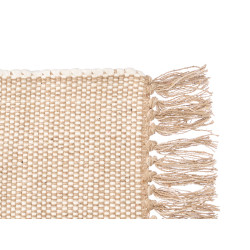 TAPIS ARTISANAL 60X90CM BEIGE NATUREL