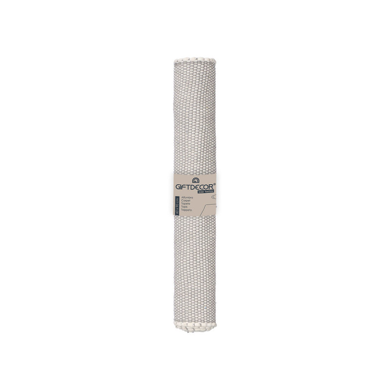 HANDMADE RUG 60X90CM LIGHT GREY
