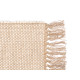 TAPPETO ARTIGIANALE 80X140CM BEIGE NATURALE