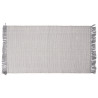TAPIS ARTISANAL 80X140CM GRIS CLAIR