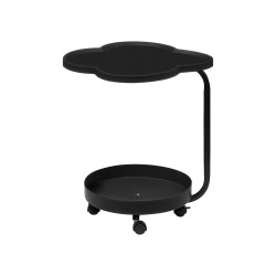 TABLE D'APPOINT DOUBLE NOIRE