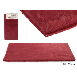 TAPPETO PELO CORTO BORDEAUX 60 X 90