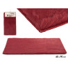 ALFOMBRA PELO CORTO GRANATE 60 X 90